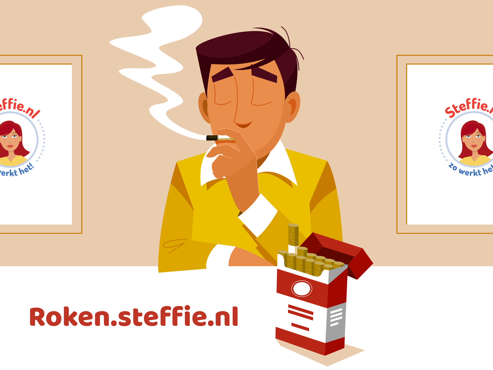 Steffie helpt op Roken.steffie.nl om stoppen met roken beter bespreekbaar te maken door mensen met een verstandelijke beperking.