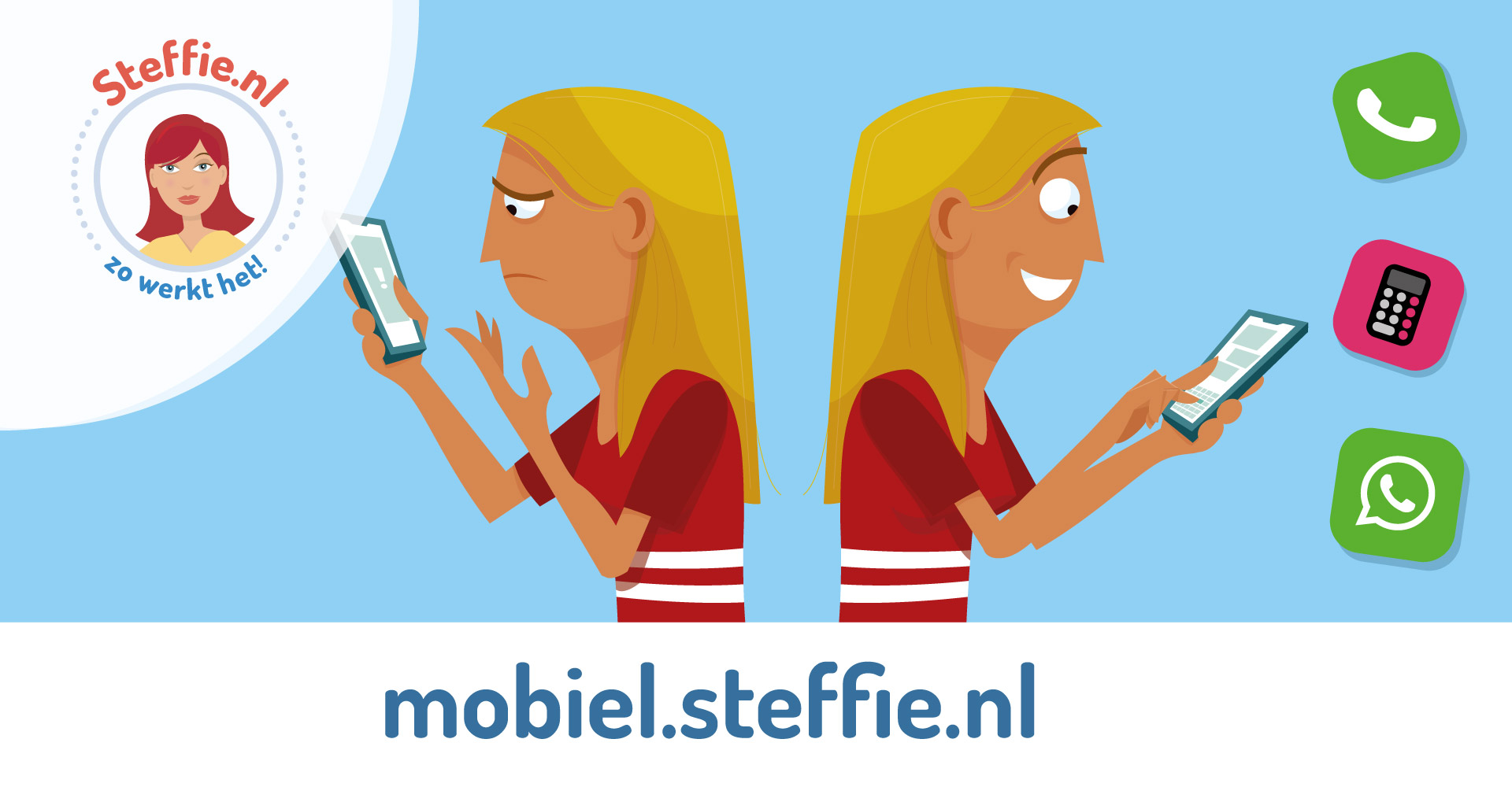 Steffie legt eenvoudig uit hoe een mobieltje werkt!